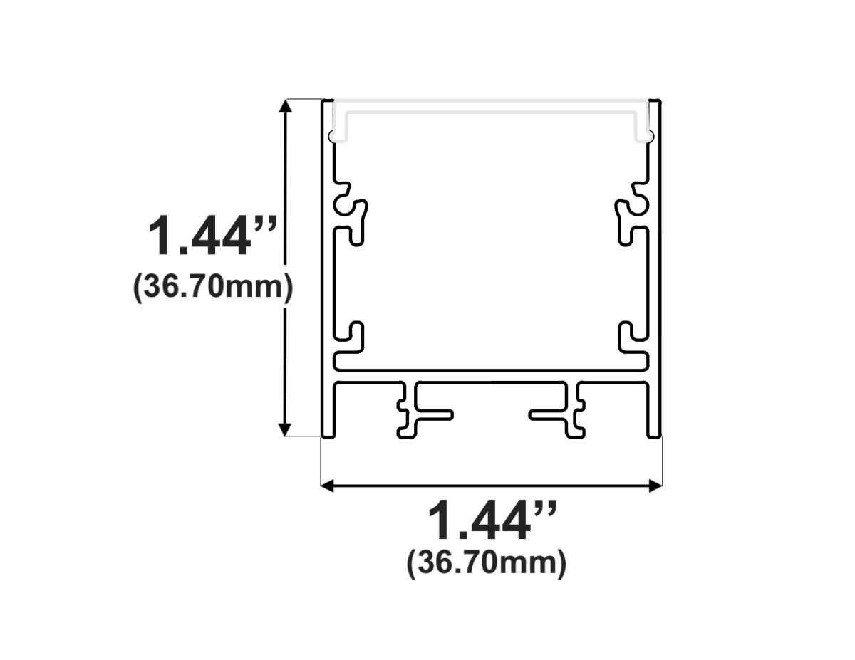 435ASL - Surface / Pendant LED Channel