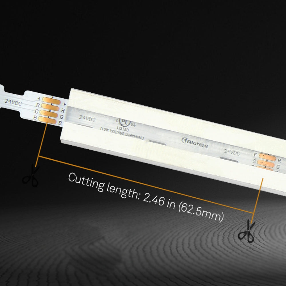 Single Color Neon 3D Bendable Strip 4.4W/Ft 24V Dc
