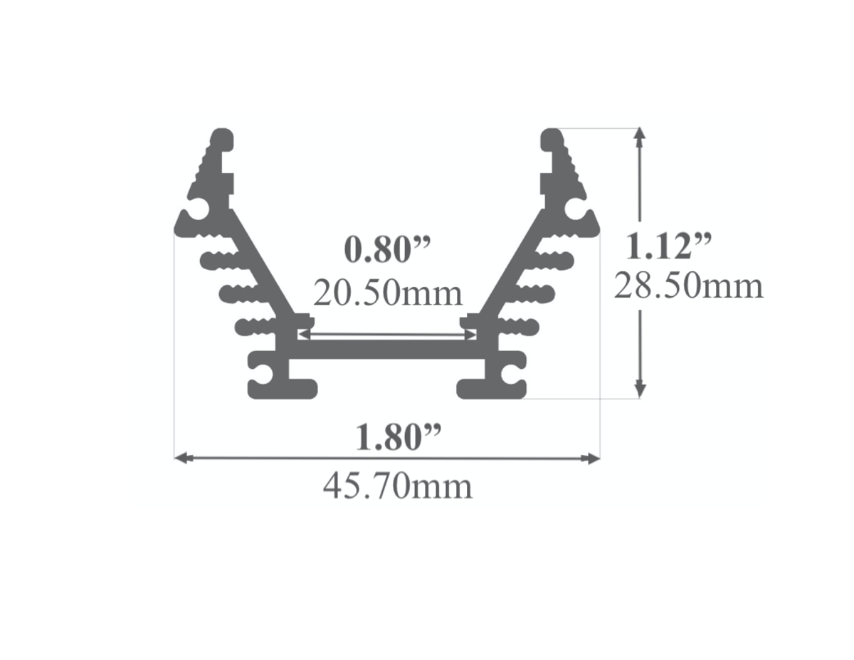 Angle Adjustable LED Channel 702ASL
