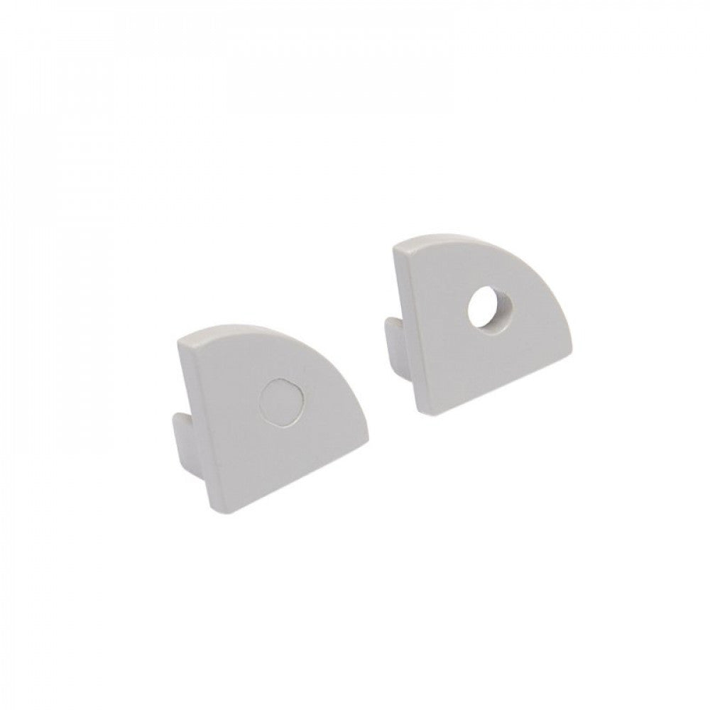 1/2" Mini Full Cover Angled Led Aluminum Channel-9635-B-Mini