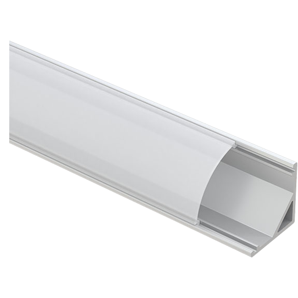 Aluminum Corner Channel LED Strip Light Cover End Caps - AP59