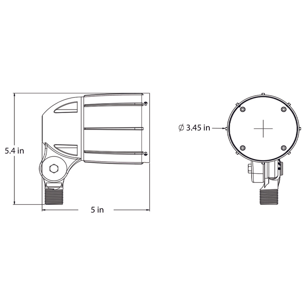 Aluminum RGBW Spot Light - CDRA12