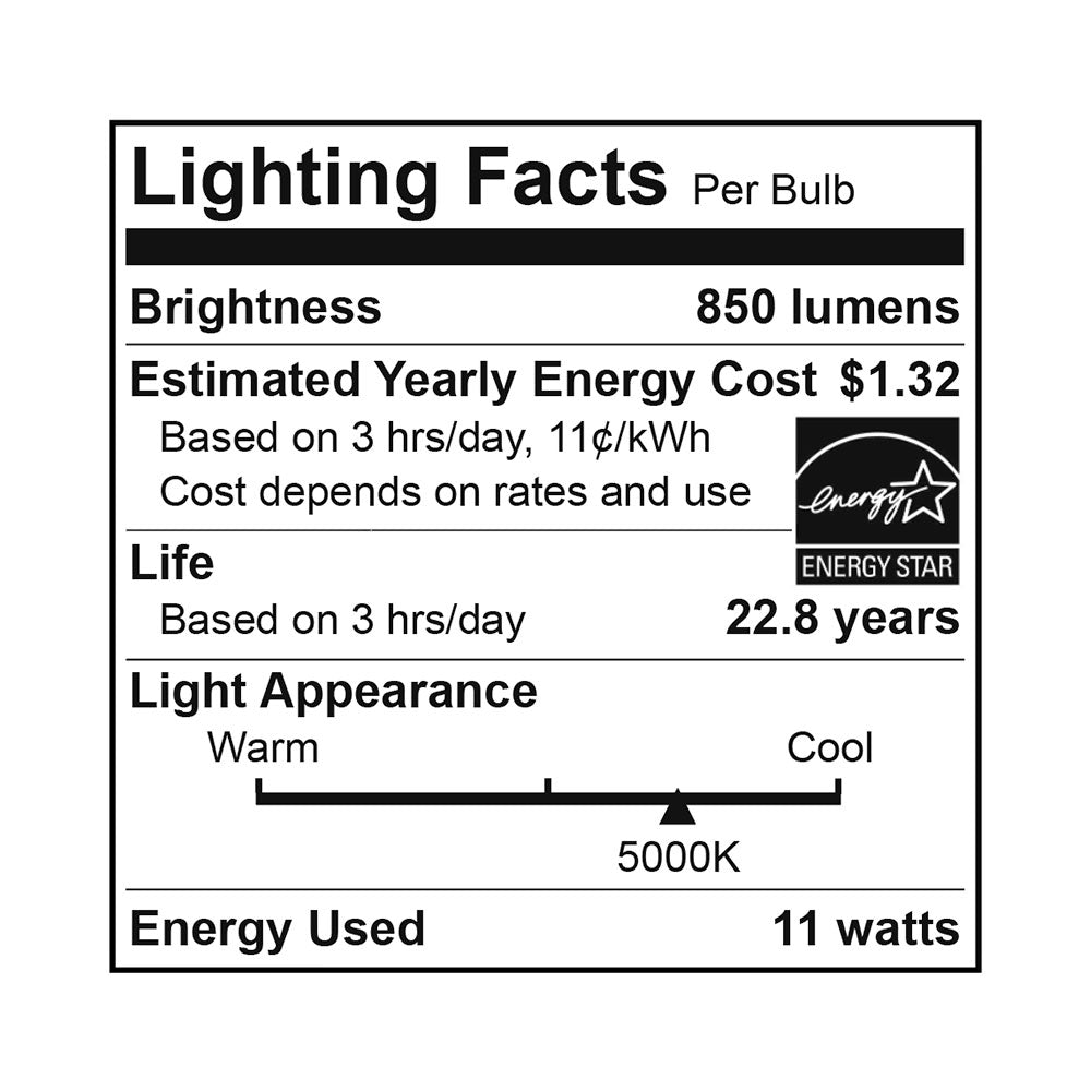 BR30 LED Bulb 11W 5000K - Euri Lighting