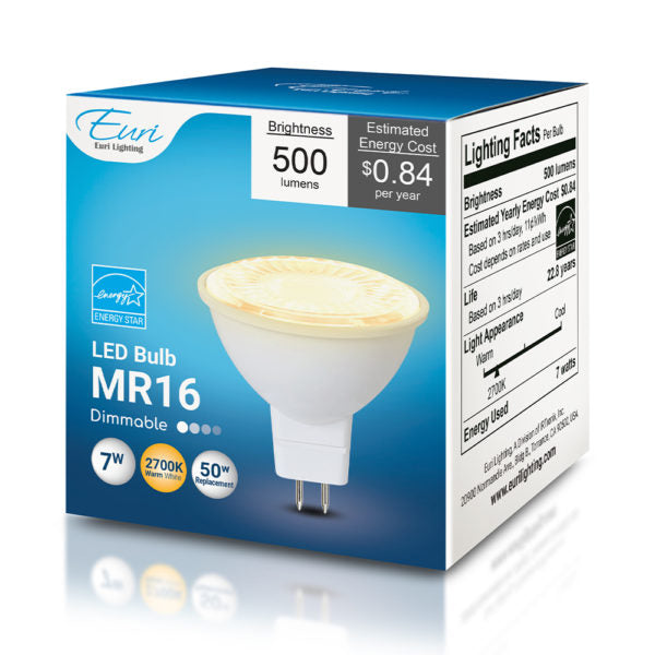 LED MR16 7W Lamp - Euri