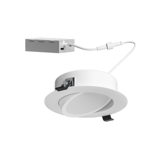 6" LED Recessed Gimbal Downlight with 5-CCT Switch - Elco Lighting