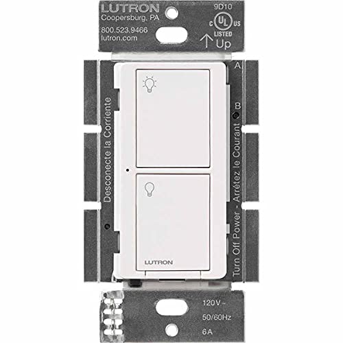 Caseta Wireless In-wall Electronic Switches - PD-5WS-DV-WH