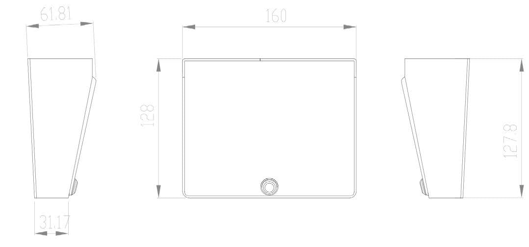 Solar Roadway Stud Light, 5W, 3000K