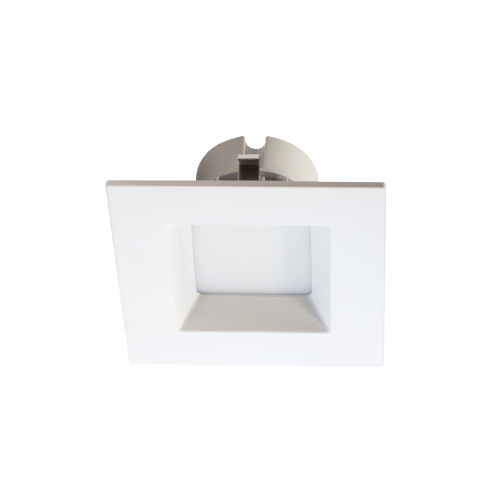 4" Smooth Square LED Retrofit Recessed Downlight with 5CCT Selector