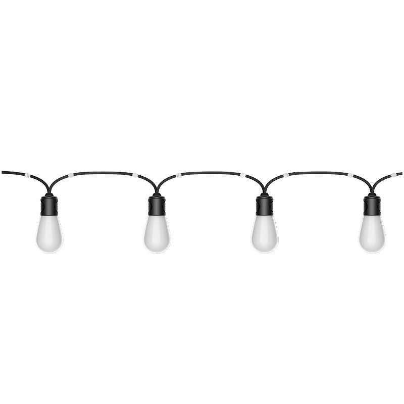 Lantern Outdoor RGB-IC Bluetooth App Controlled String Light, 12W