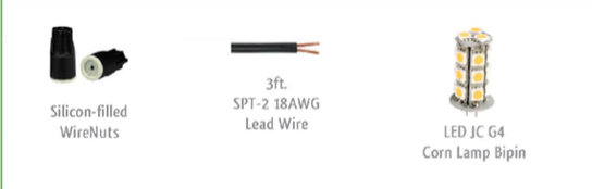 Step Lights with LED Lamps - WESTGATE