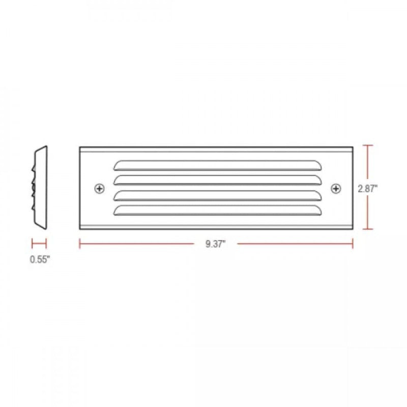 Lengthened Surface Mount Step Light 4W