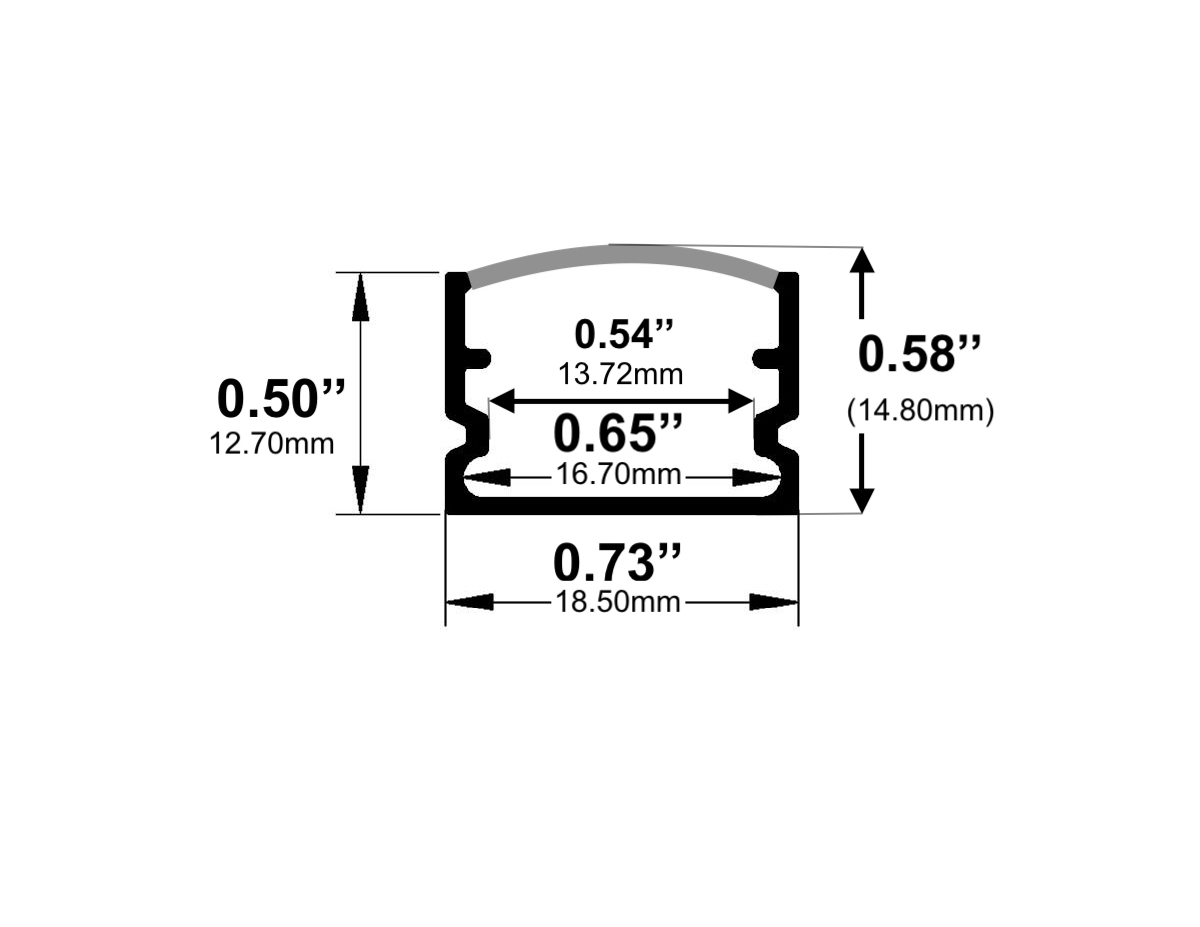 1961ASL - Slimline LED Channel
