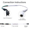 LED Controller RF Remote Wireless Mini Controller 5~24V DC
