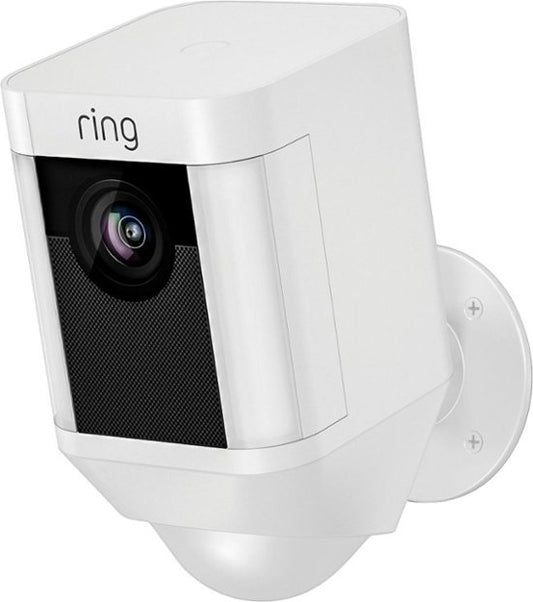 Ring Spotlight cam battery w/led 2 way talk