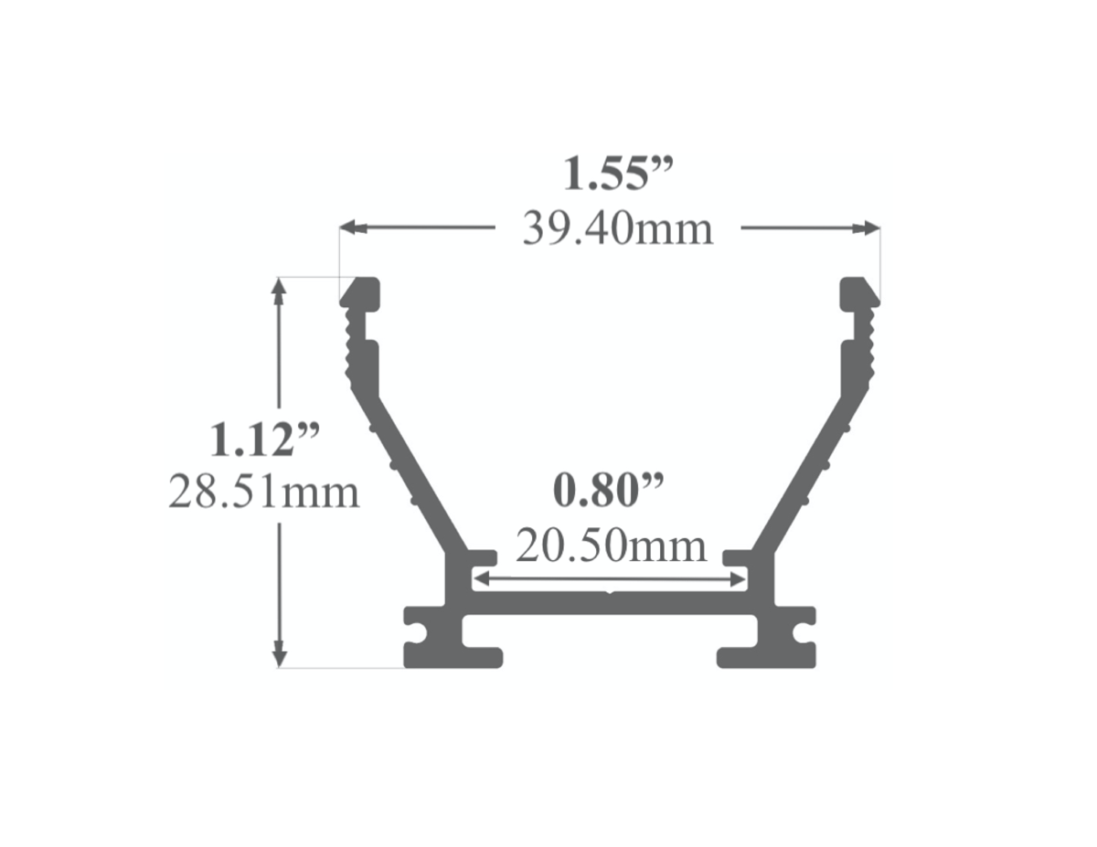 Angle Adjustable LED Channel 701ASL