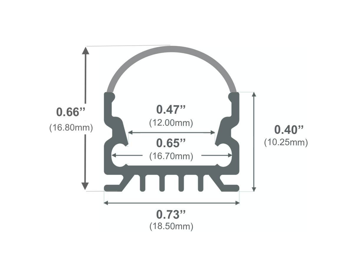 967ASL - Low Profile Slimline LED Channel