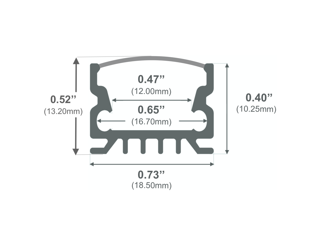 967ASL - Low Profile Slimline LED Channel