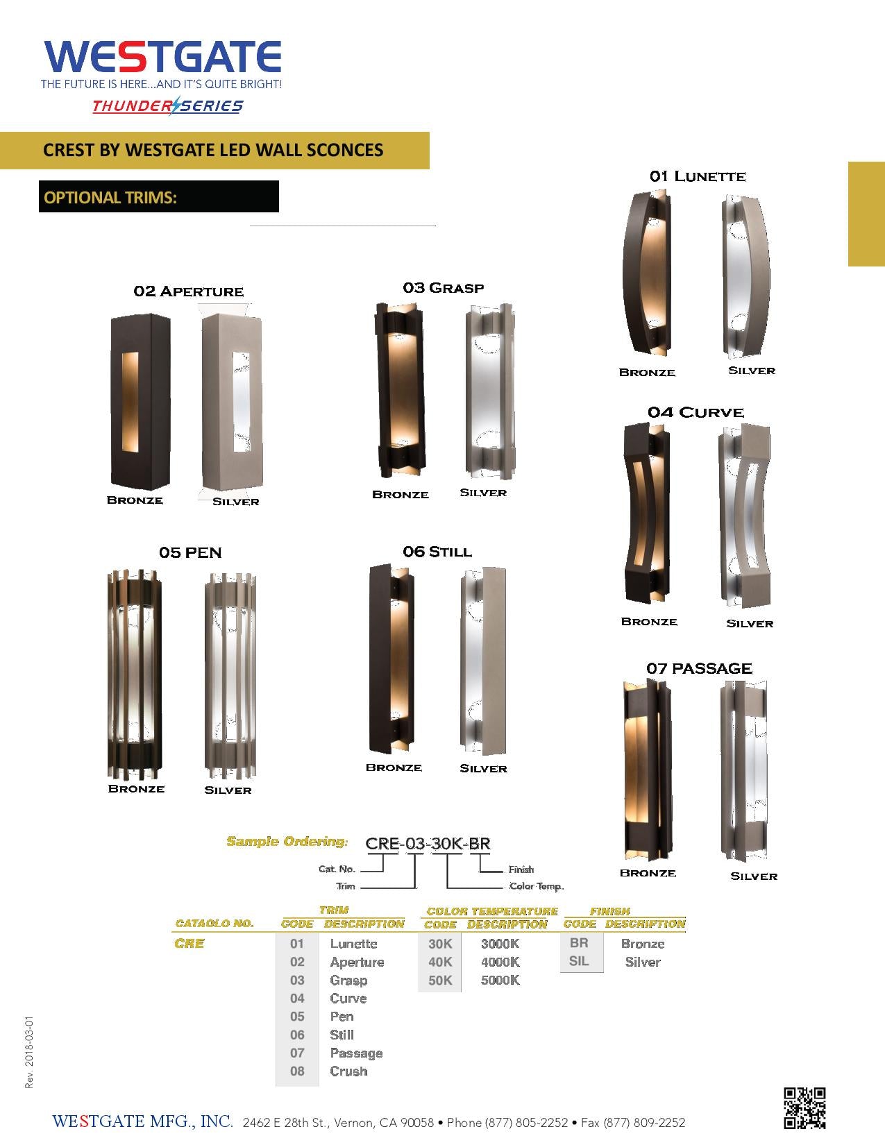 Crest by Westgate - Silver Curve