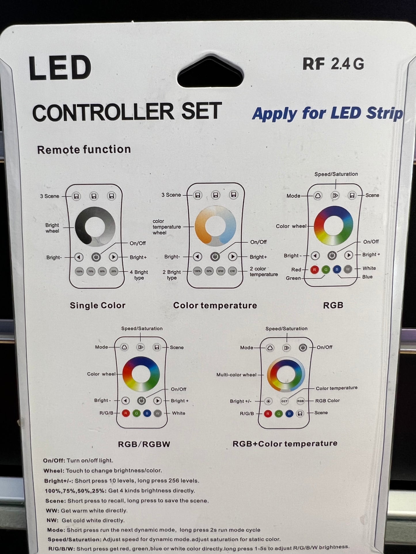 Multi Color CCT Controller set