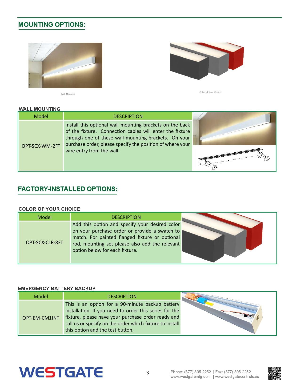 LED 2-3/4" Superior Architectural Seamless Linear Indirect Up Lights - WESTGATE