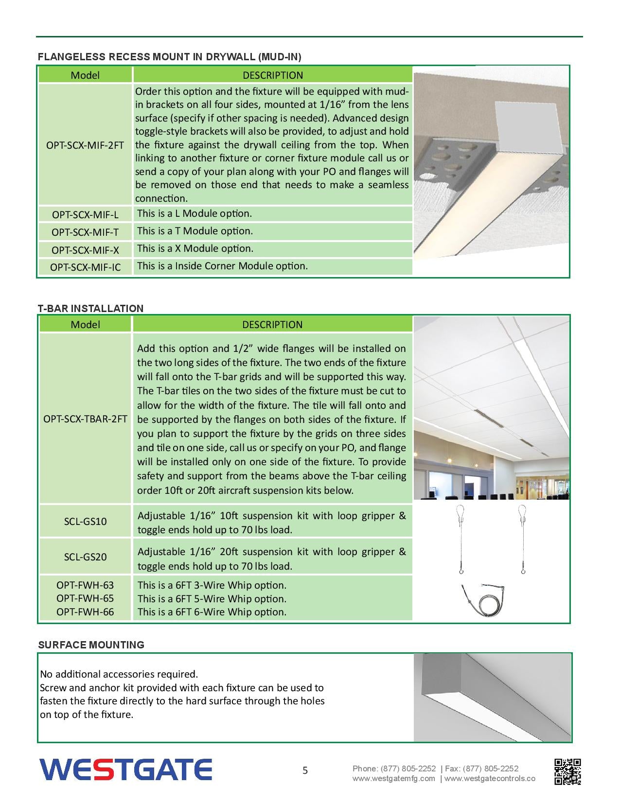 LED 2-3/4" Superior Architectural Seamless Linear Lights with Regressed Lens - WESTGATE