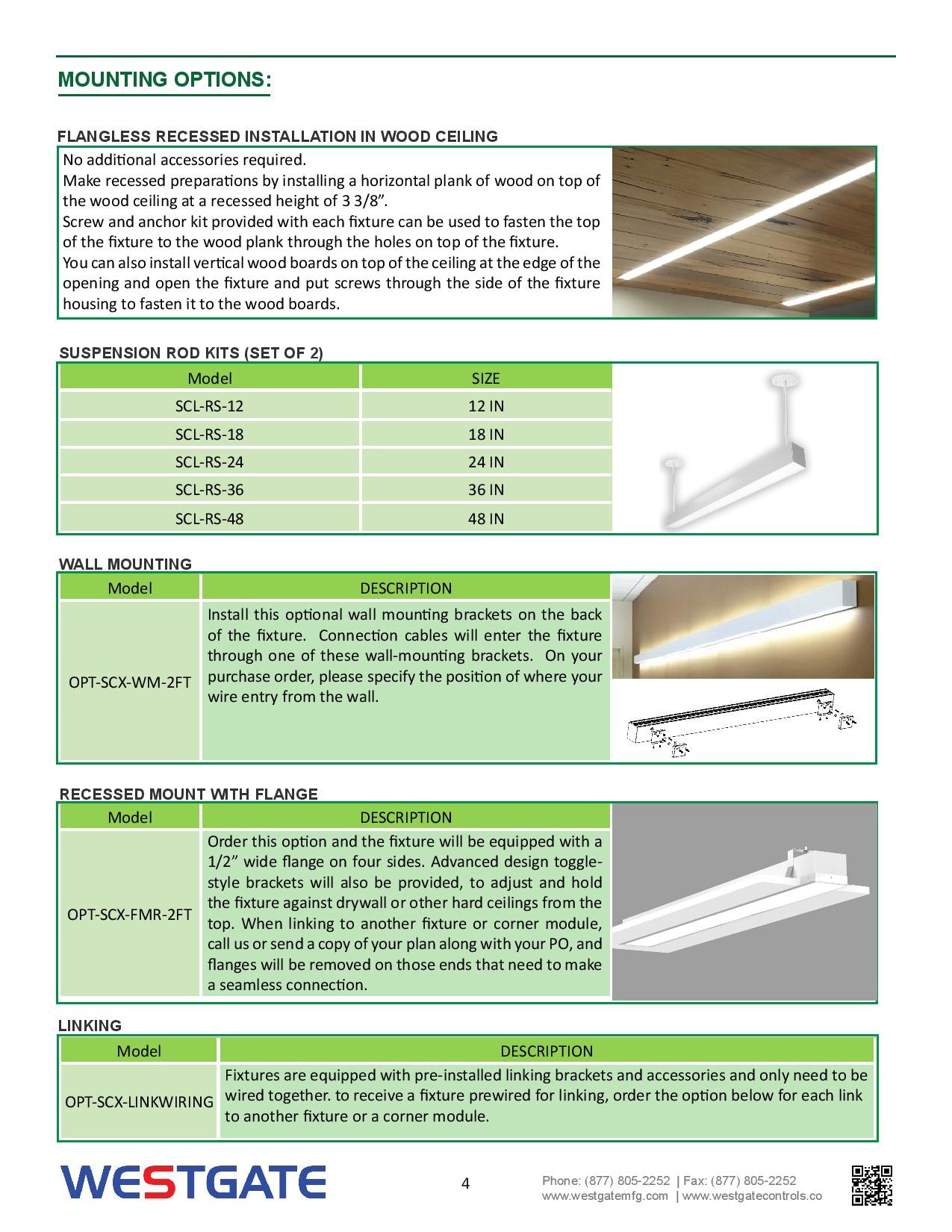 LED 4" Superior Architectural Seamless Linear Lights