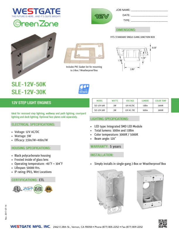 Face Plate (SLT-LH-ORB)