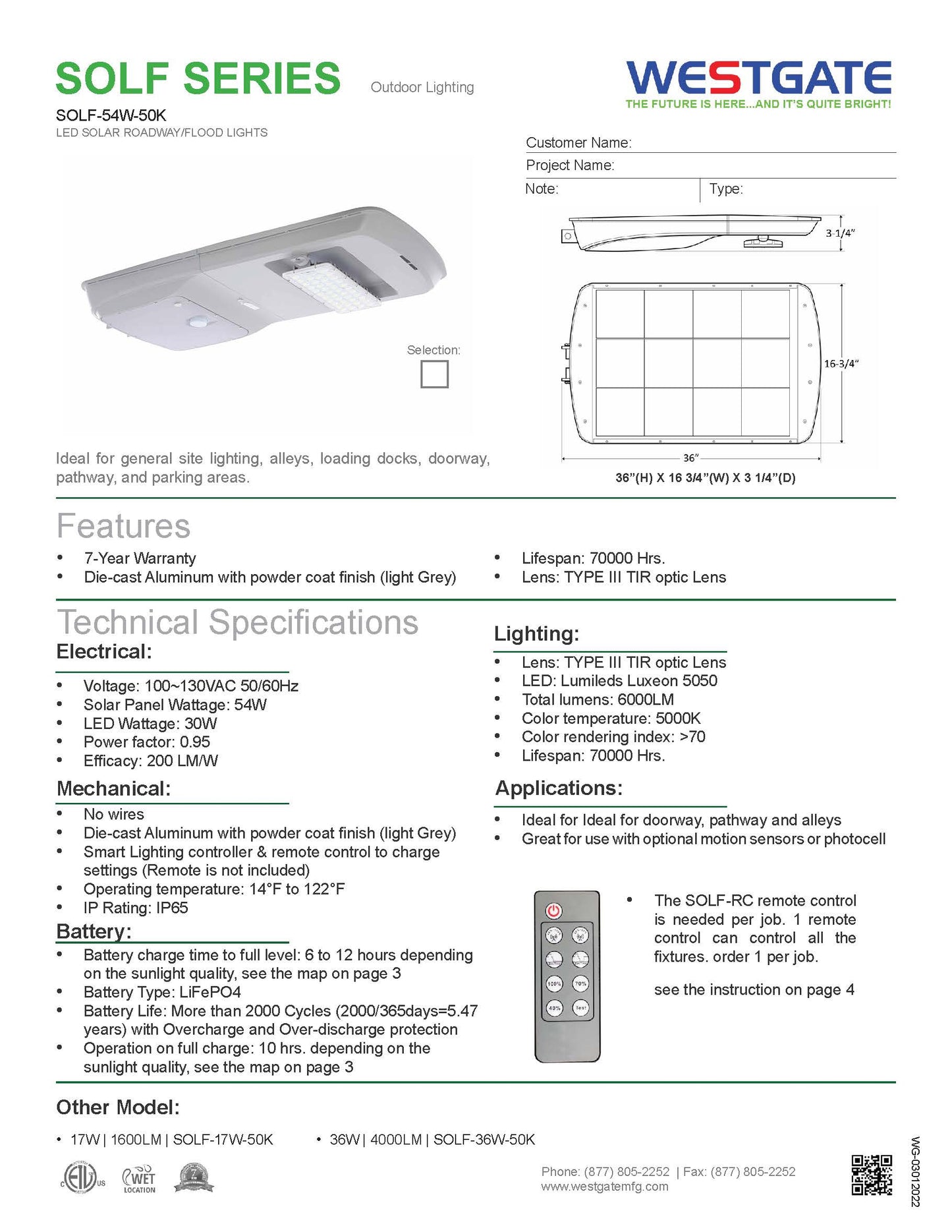 LED Solar Roadway/Flood Lights