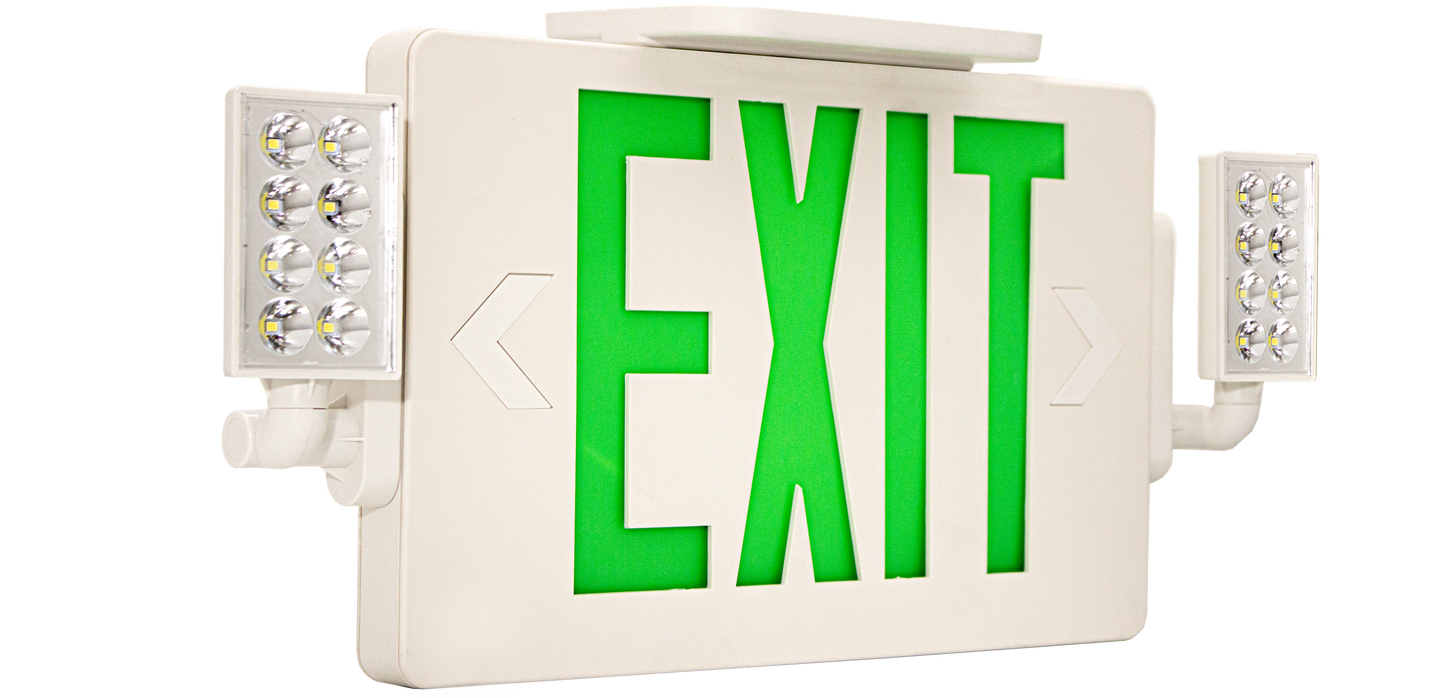 WESTGATE LED Super Slim Exit Sign with Adjustable Heads