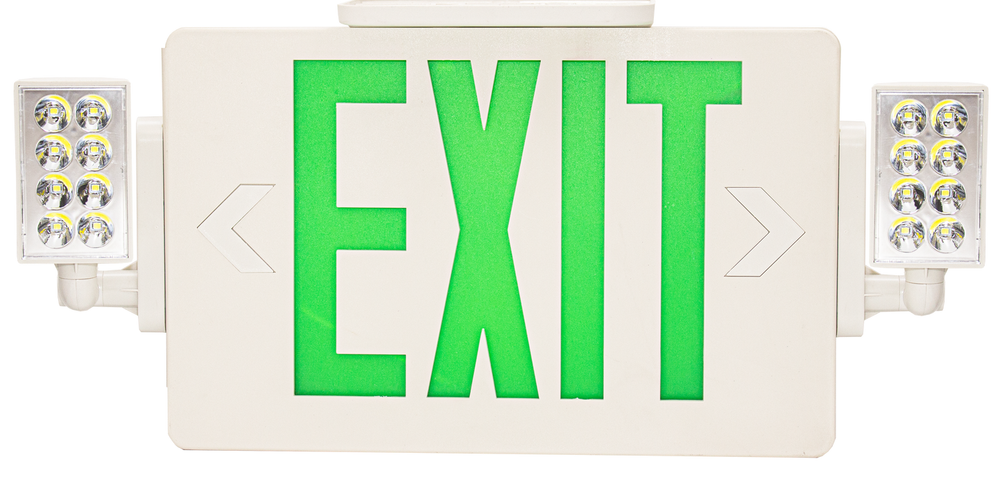 WESTGATE LED Super Slim Exit Sign with Adjustable Heads