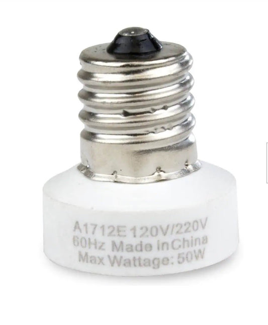 E17 to E12 Light Bulb Adapter