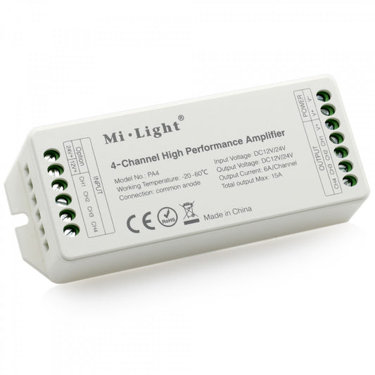 Mi Light High Performance RGBW Amplifier 4CH/6A