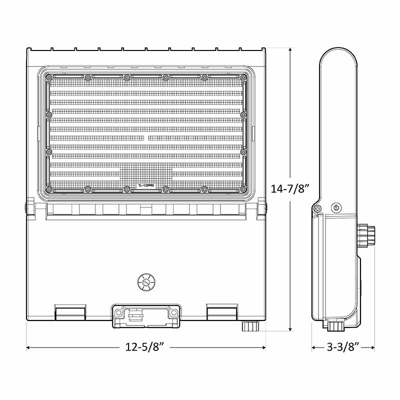 LFXPRO-LG LED Multi-Power & Multi-CCT High Lumen Flood Light Series