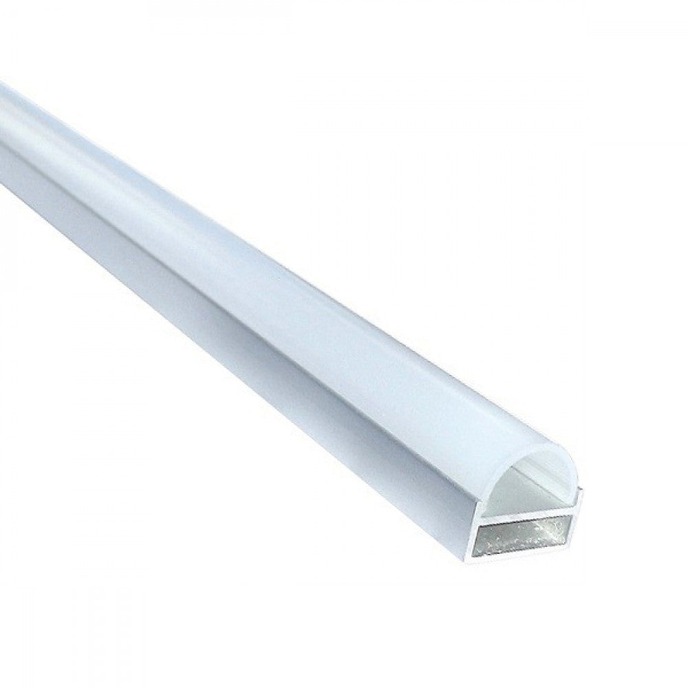 9/16" Deep Flat Slim Led Aluminum Channel 9601B with cover