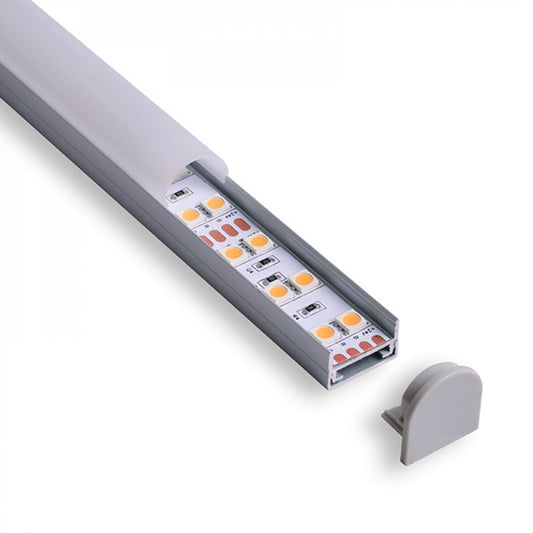 3/4" Round Top Led Aluminum Channel - 9636