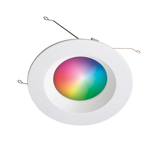 6" Smooth Smart Retrofit Downlight with RGBW