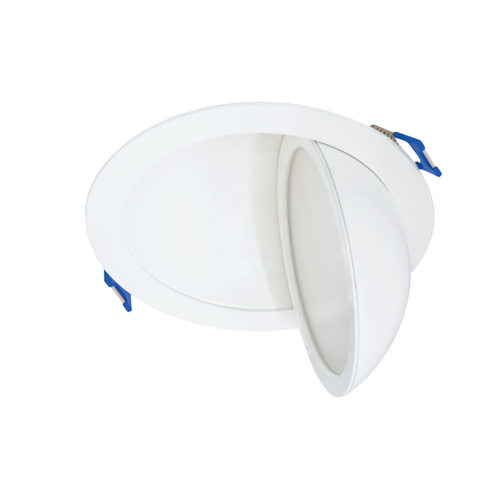 6" Gimbal Flood Float Can-less Recessed Downlight with 5CCT Selector - MW Lighting