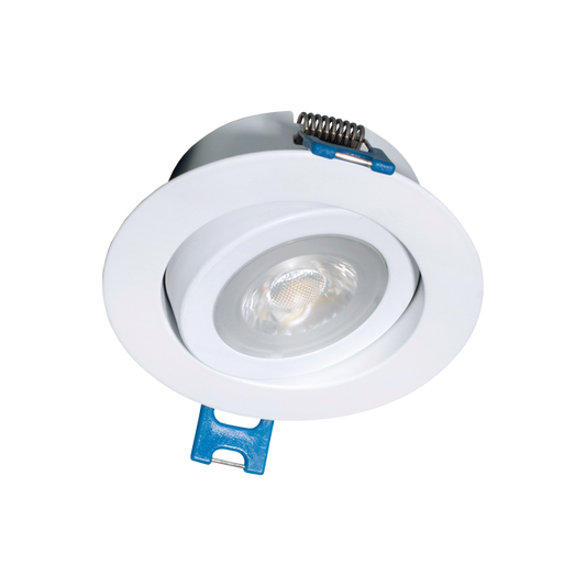 4" Gimbal Can-less Recessed Downlight with 5CCT Selector