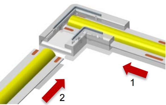 10mm Solderless L Strip Coupling