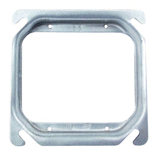 Raised 4" Square 2 Gang mud Ring
