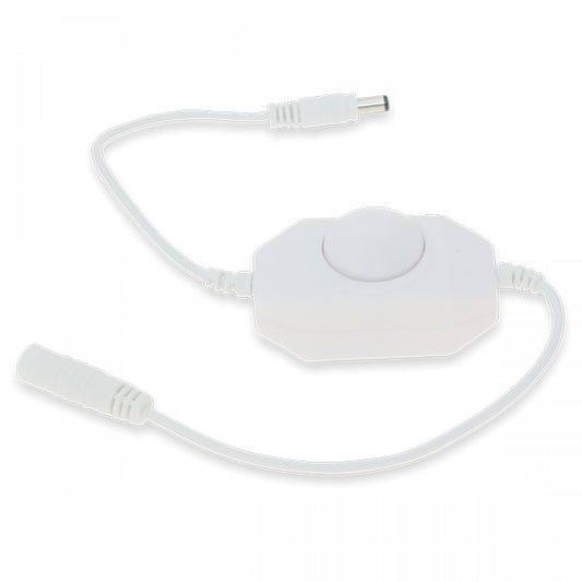 WHITE INLINE KNOB DIMMER SWITCH