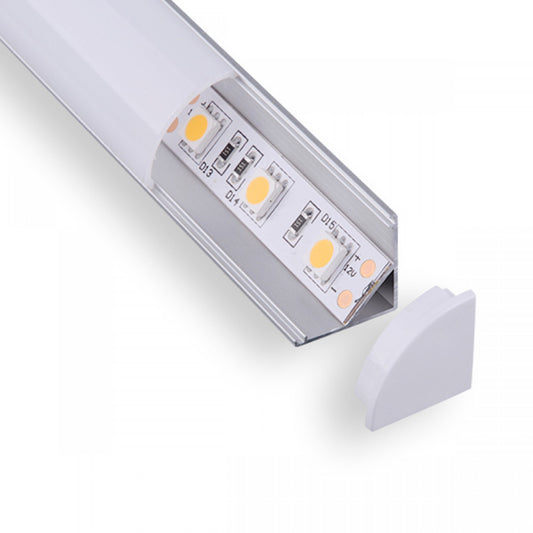 5/8" FULL COVER ANGLED LED ALUMINUM CHANNEL - 9635B