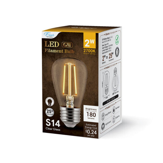 S14 LED Filament Bulb