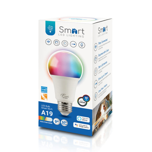 Smart Wi-Fi LED Color Changing Bulb
