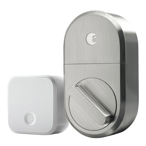 SATIN NICKEL SMART LOCK BUNDLE CONNECT