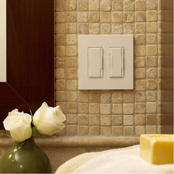 Maestro 600-Watt/3-Amp Light Fan Timer - White