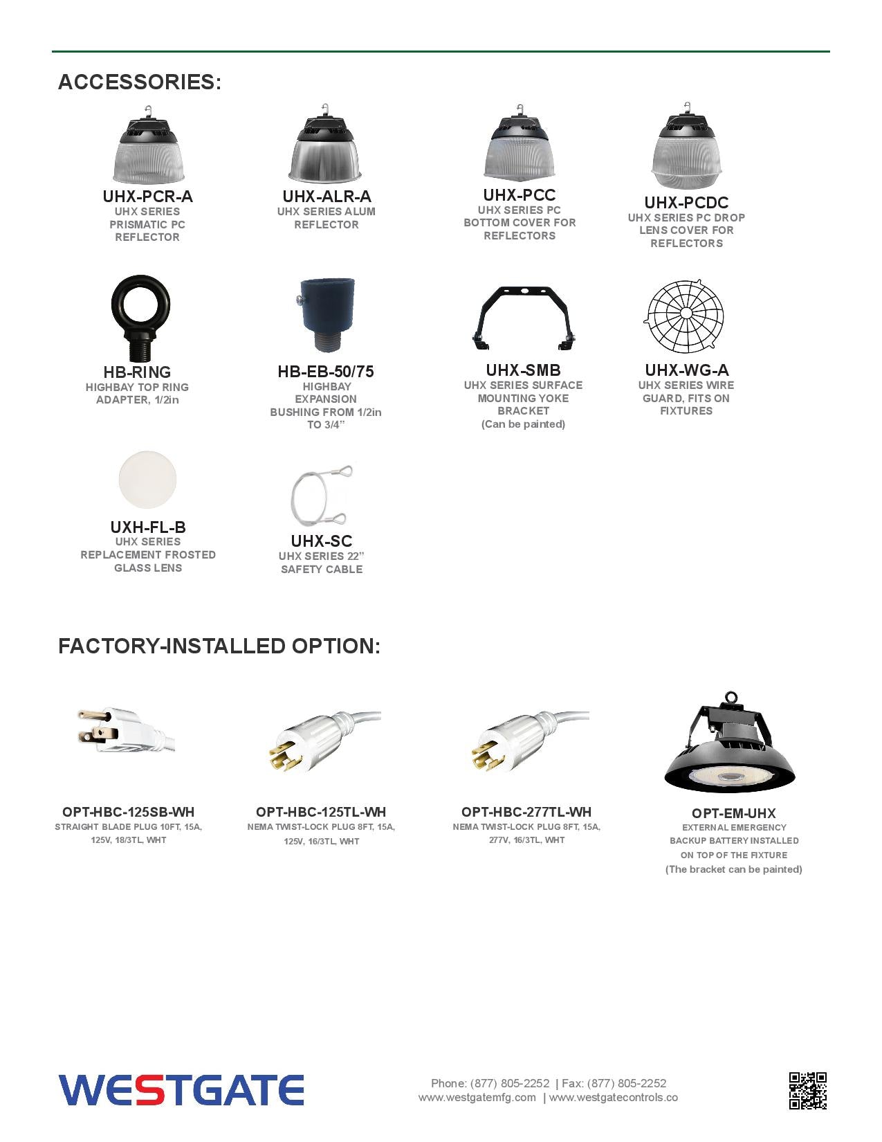 LED Multi-Power & Multi-CCT UFO Highbays - WESTGATE
